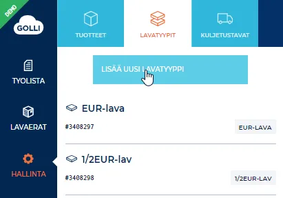 Golli-transbox-laatikon-perustaminen